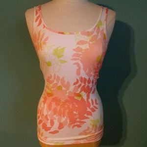 LULULEMON Athletica Floral Print Sleeveless Top, 4/6 RARE